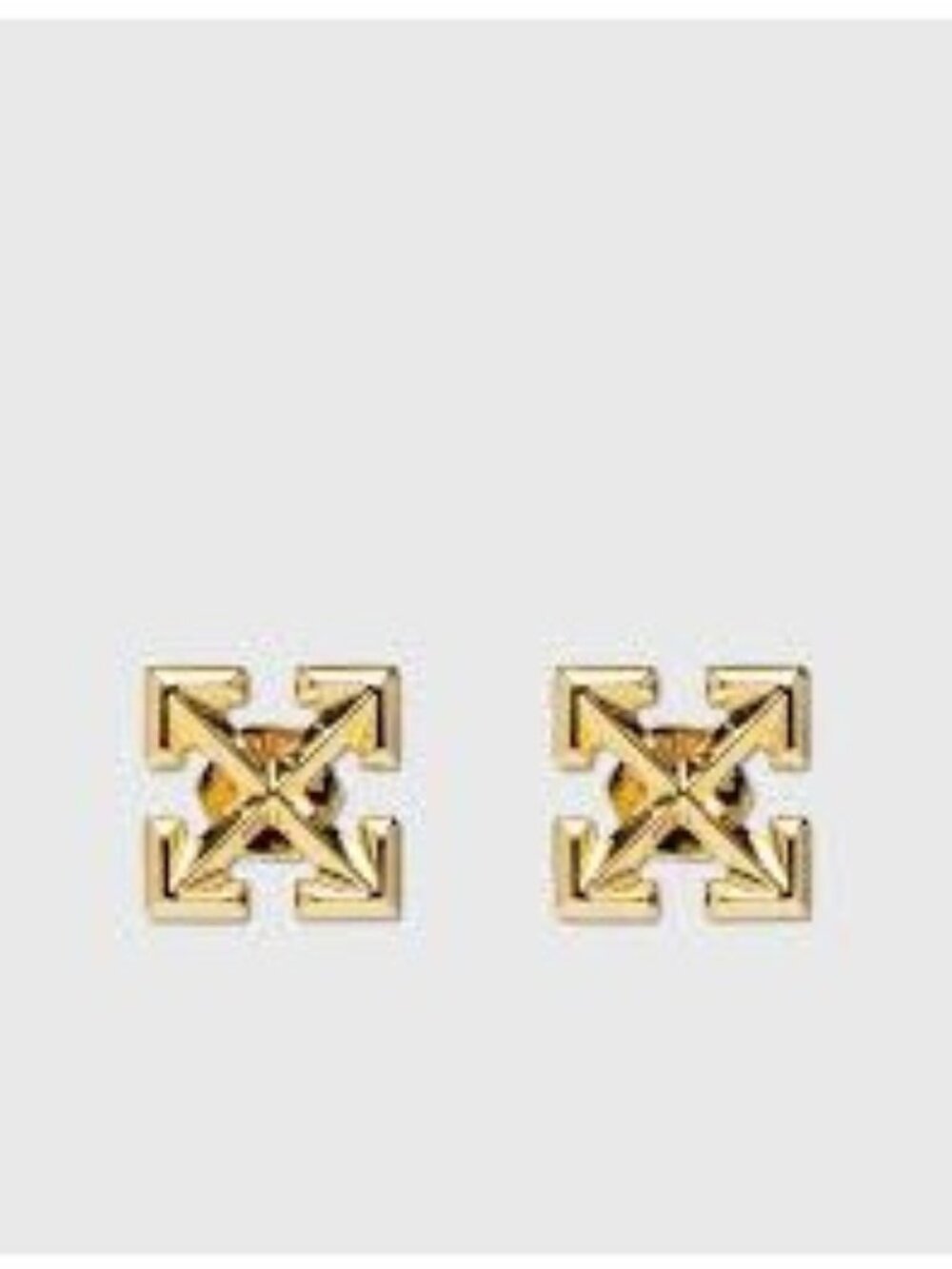 Off-White Mini Arrow Gold Earrings